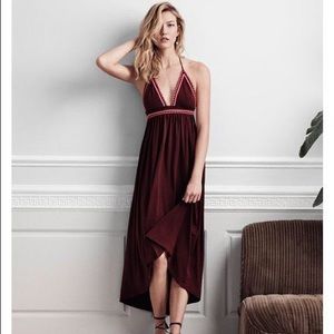 Express embroidered maxi dress